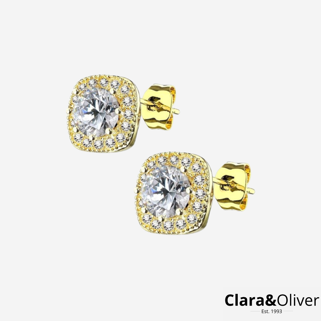 Luxe Glennis Statement Øreringe | 18K Guld