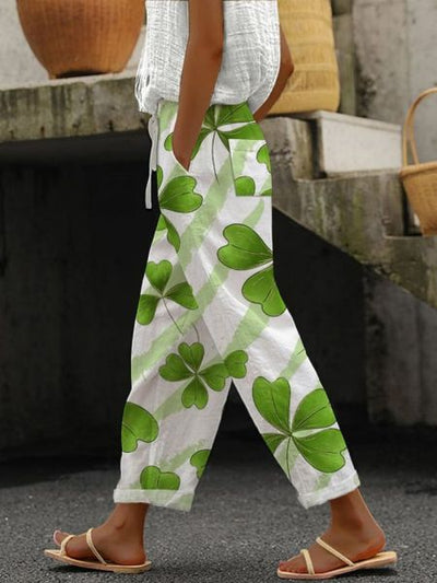 Zoe - Sommerbukser med Blomsterprint