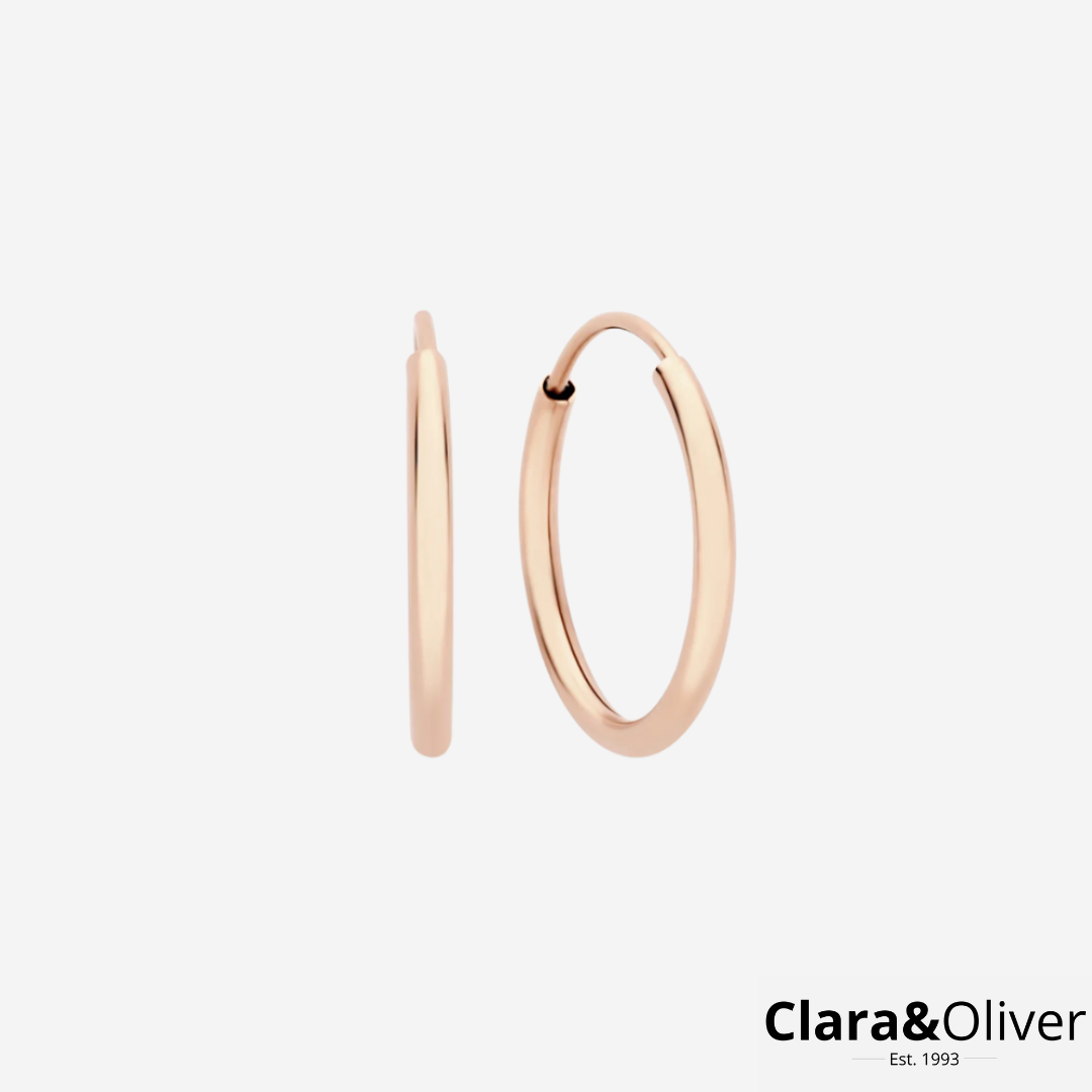 Elegante Efeu Øreringe | 14k Guld