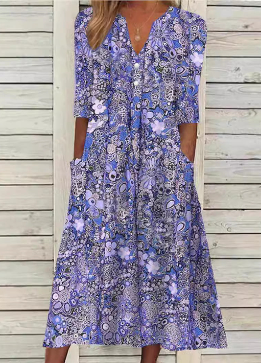 Freja - Blomster sommerkjole