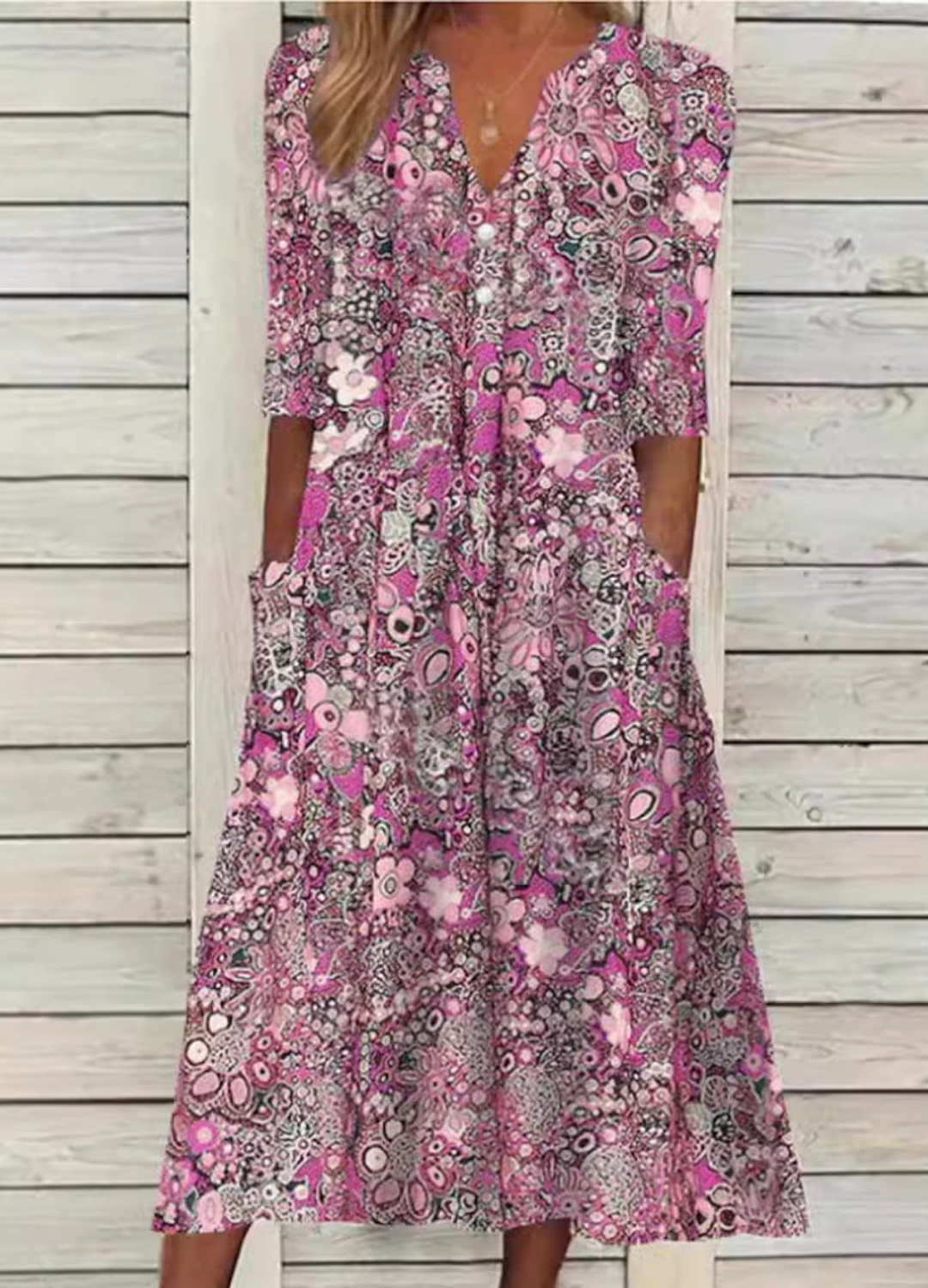 Freja - Blomster sommerkjole