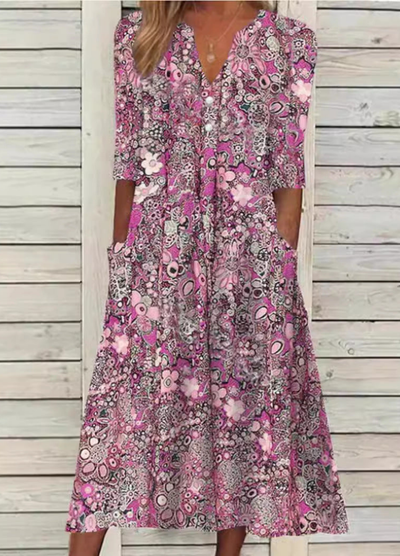 Freja - Blomster sommerkjole