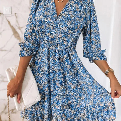 Addison - Elegant Blomsterkjole