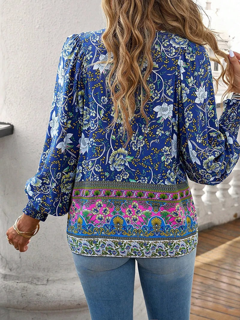 Helena - Sommerblomstret top