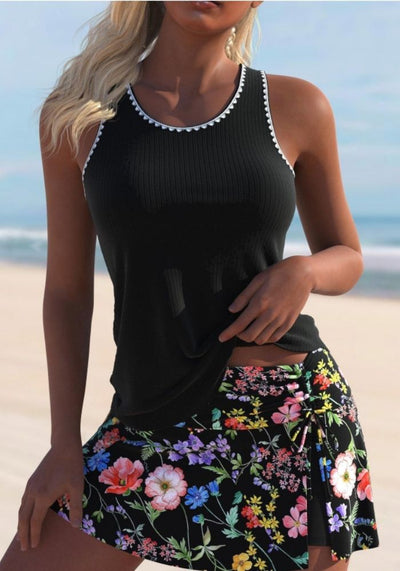 Rosita – Badedragt med Blomsterprint - Sidste Dag 80% Rabat!
