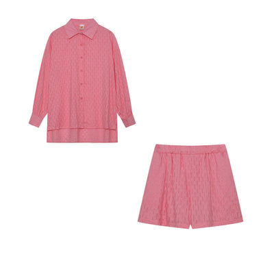 Elizabeth - Let Skjorte og Shorts Sæt
