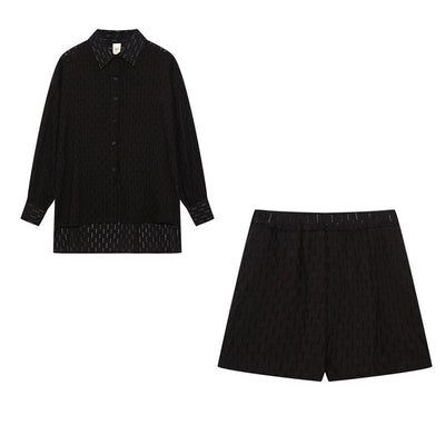 Elizabeth - Let Skjorte og Shorts Sæt