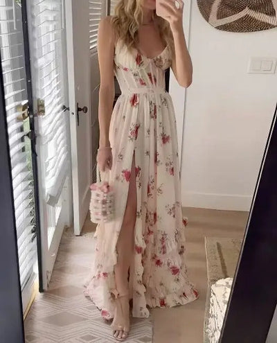 Tilde - Elegant blomstret kjole