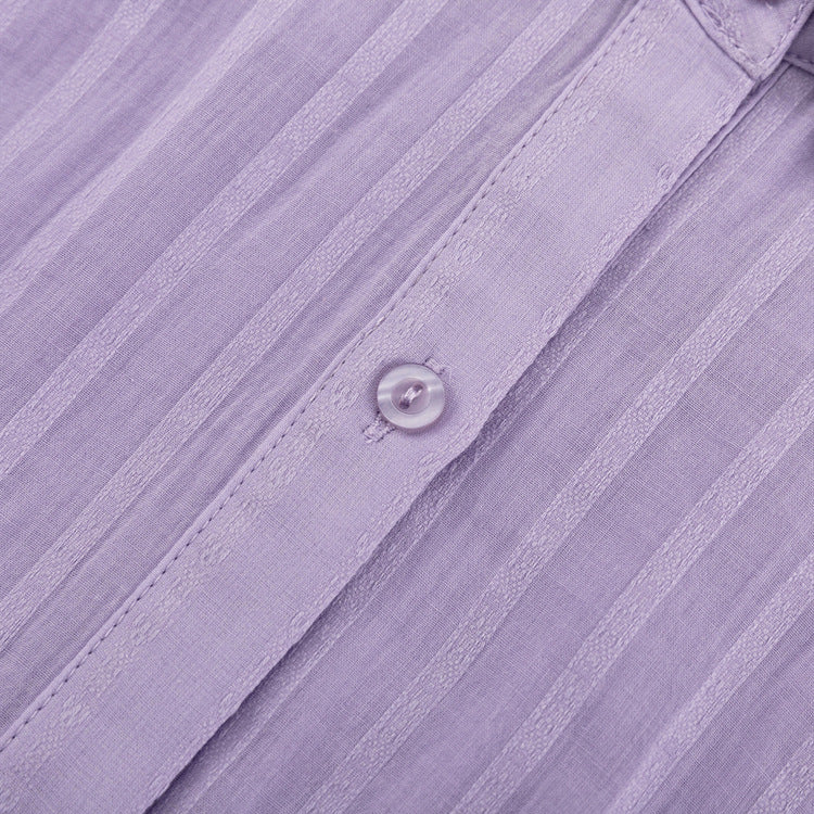 Viola - Let Button-Up og Shorts Sæt