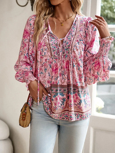 Helena - Sommerblomstret top