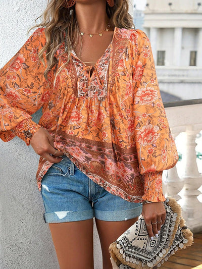 Helena - Sommerblomstret top