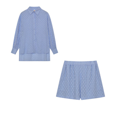 Elizabeth - Let Skjorte og Shorts Sæt