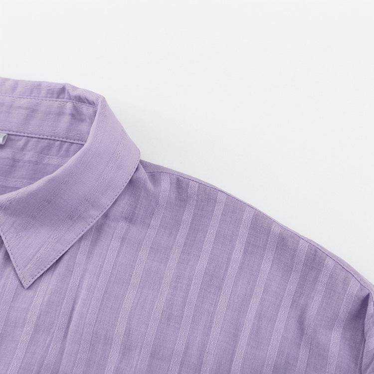 Viola - Let Button-Up og Shorts Sæt