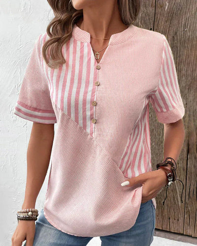 Sandra - Klassisk stribet top