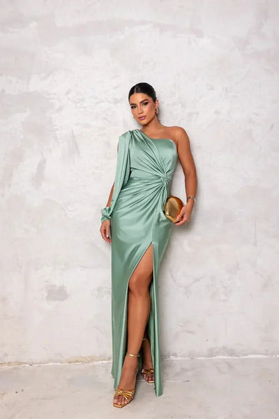 Alison - Elegant Slids Maxi Kjole