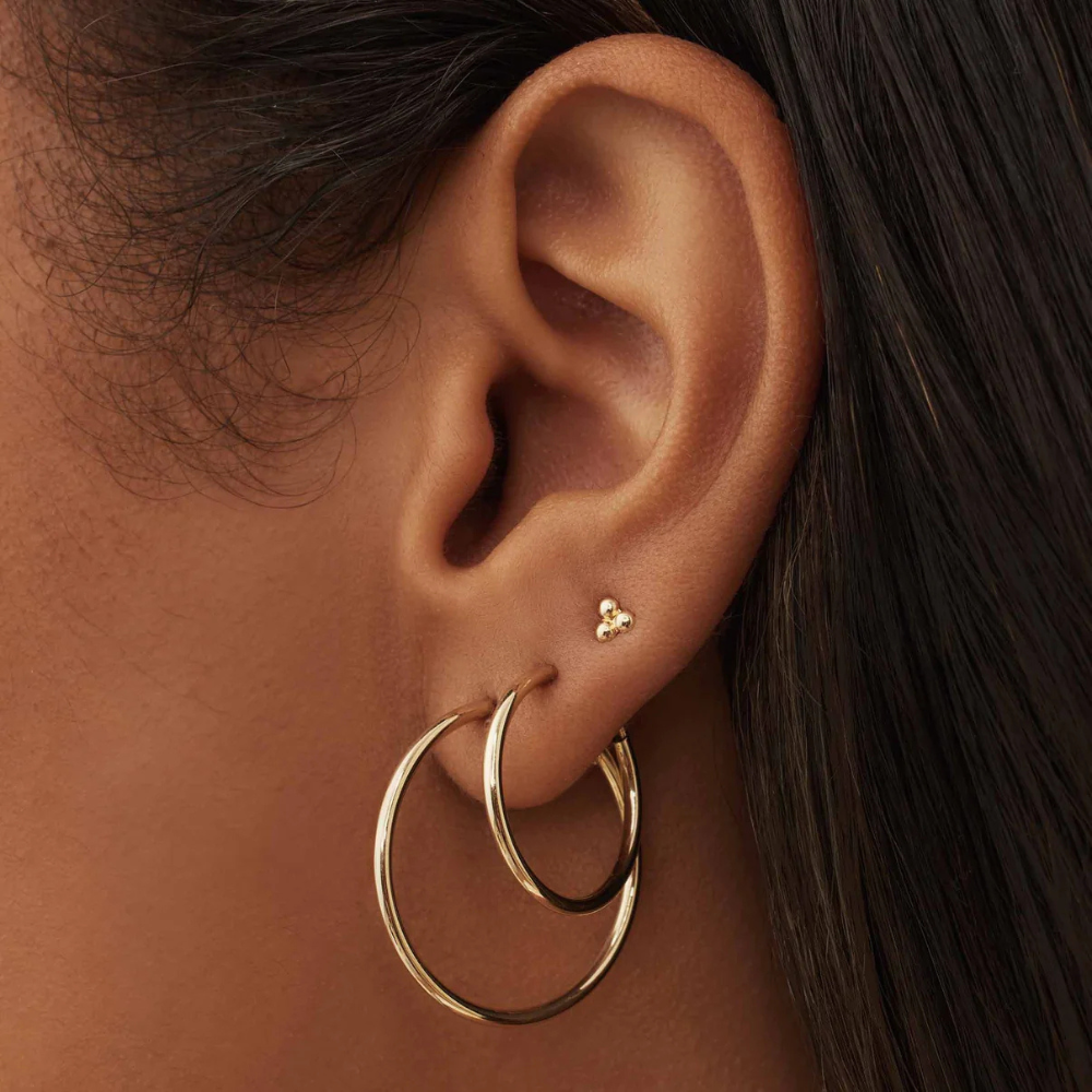 Elegante Efeu Øreringe | 14k Guld