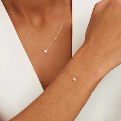 Eve Moissanite Stensæt | 14k Guld