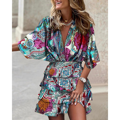 Francesca - Stilfuld Printkjole