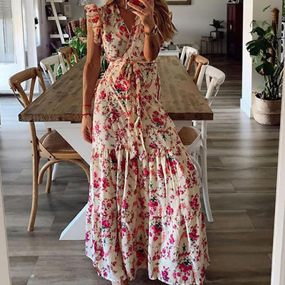Dahlia - Floral Maxi Kjole
