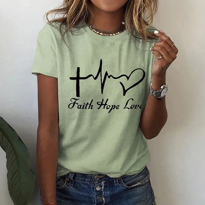 Clara - Elegant Kvinde T-Shirt