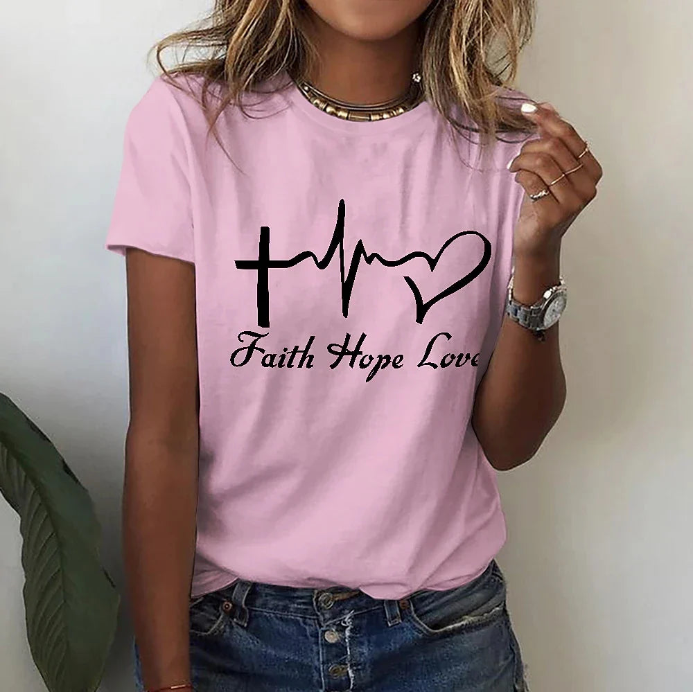 Clara - Elegant Kvinde T-Shirt