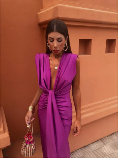 Julie - Elegant plisseret kjole