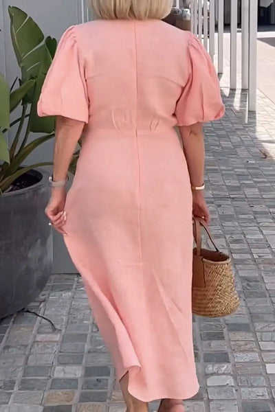 Shayla - Elegant V-Hals Kjole