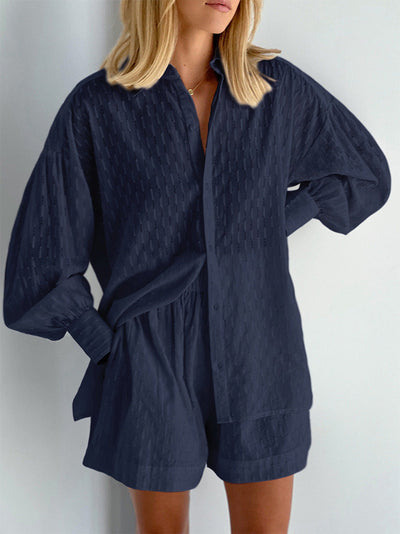 Elizabeth - Let Skjorte og Shorts Sæt