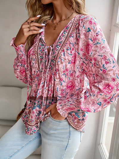 Helena - Sommerblomstret top