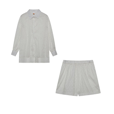 Elizabeth - Let Skjorte og Shorts Sæt