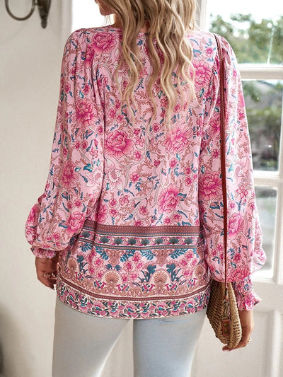 Helena - Sommerblomstret top