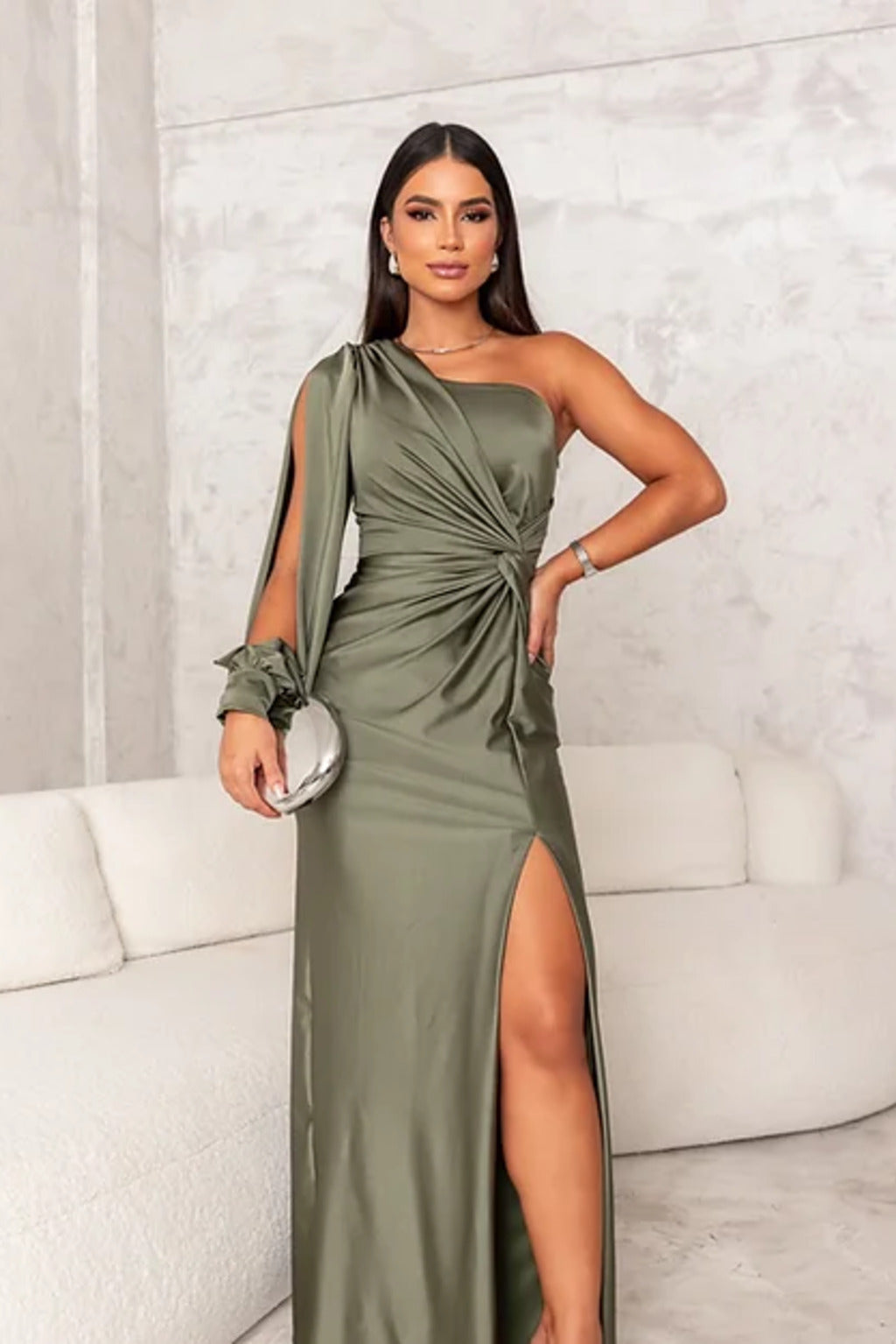 Alison - Elegant Slids Maxi Kjole