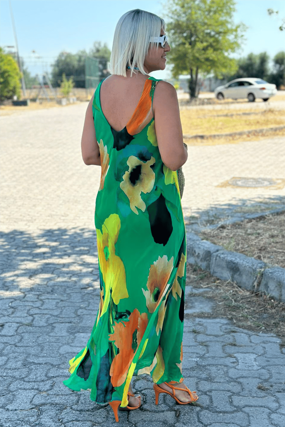 ClaraOliver™ | Maxi kjole med blomsterprint
