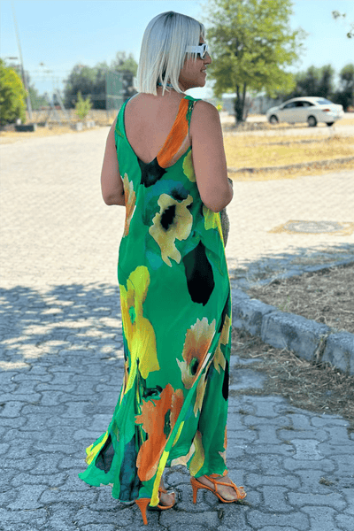 ClaraOliver™ | Maxi kjole med blomsterprint