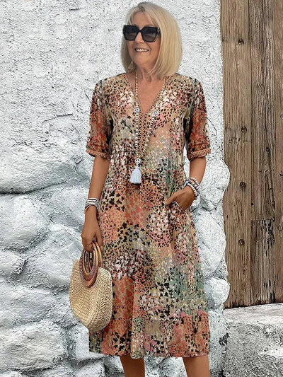 Julie - Livlig midikjole