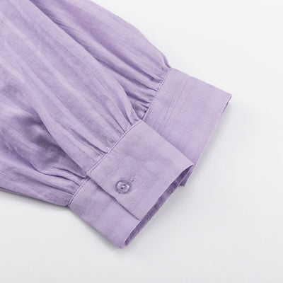 Viola - Let Button-Up og Shorts Sæt
