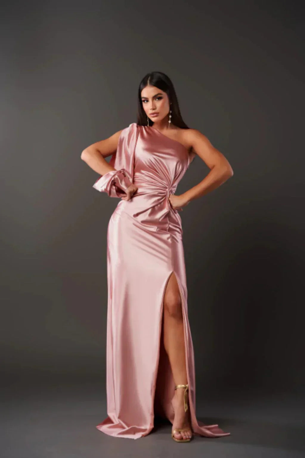 Alison - Elegant Slids Maxi Kjole