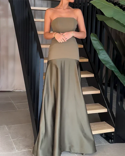 Winona - Elegant Off-Shoulder Maxi Kjole