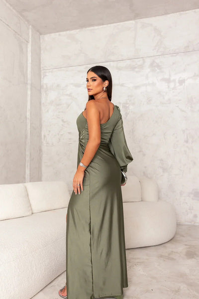 Alison - Elegant Slids Maxi Kjole